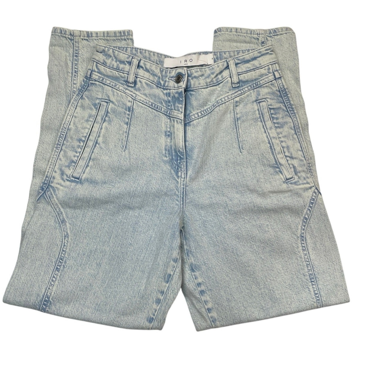 Nwt - Iro Cadiere Snow Bleach High Waist Jeans